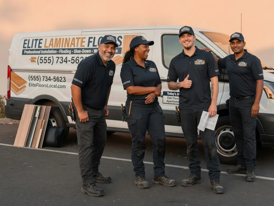 Laminate flooring installation company in Plover, IA